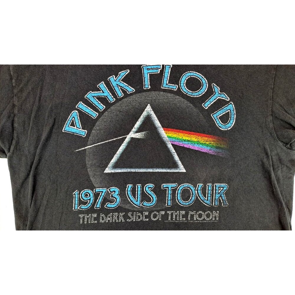 Pink Floyd 1973 US Tour T-Shirt 2XL Delta Black XXL Plus Bonus AC/DC 2011 Repops - Picture 3 of 12